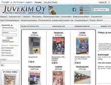 Tablet Screenshot of juvekim.fi